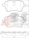 Фото Колодки тормозные MINI MINI 1.6 S Works/Cooper S/Works 01-, MINI Cooper S/John Cooper Works 06-, MIN Abs 37535 Abs