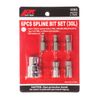 Фото Набор вставок 1/2"DR SPLINE с держателем М5-12 6пр. JTC Jtc JTC5365 Jtc