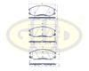 Фото Колодки тормозные HYUNDAI H-1/SANTA FE/TRAJET/SSANGYONG REXTON 01- передние G.U.D. GBP077122 G.U.D.