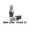 Фото 7443 Optima MINI-CREE, RED, CAN, 5500K, 50W, 12V, (W3X16g), двухконтактная, 1 лампа Optima OP7443CANR50W Optima