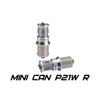 Фото P21W Optima MINI-CREE, RED, CAN, 5500K, 50W, 12V, (BA15S), 1 лампа Optima OPP21WCANR50W Optima