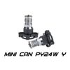 Фото PY24W Optima MINI-CREE, YELLOW, CAN, 5500K, 50W, 12V, (PG20/4), 1 лампа Optima OPPY24WCANY50W Optima