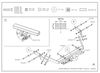 Фото Фаркоп оцинкованный Citroen Berlingo I 1996-2008, Berlingo First 2008-2012, Peugeot Partner I 1996-2008, Partner Origin 2008-2012 быстросъемное крепление шара Galia C043C Galia