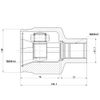 Фото ШРУС ВНУТРЕННИЙ SSANG YONG KYRON (05--12) Zikmar Z87696R Zikmar