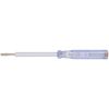 Фото Отвертка индикаторная, белая ручка, 100-500 В, 190 мм FiT 56529 FiT