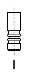 Фото клапан выпускной! 27.8x7x122.1\ Ford Transit 2.4Di D2FA/D4FA 00-06 Freccia R6168RCR Freccia