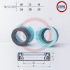 Фото Сальн�ик рулевой рейки 26 38 11 20.5 GS SL01250 GS