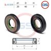Фото Сальник рулевой рейки 20*40*7 (7V1) GS SL01359 GS