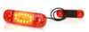 Фото Фонарь габаритный LED 24V/12V/12LED красный 84х24х10мм 715W973 WAS Was 715W973 Was