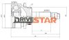 Фото ШРУС внешний BT-50 2006-2012 Drivestar OCJMA0013F Drivestar