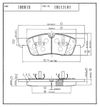 Фото КОЛОДКИ ТОРМ ПЕРЕД   К Т MERCEDES W166 X166 GL350 ML2 Iberis IB153185 Iberis