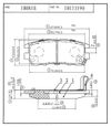 Фото КОЛОДКИ ТОРМОЗНЫЕ ЗАД К-Т MITSUBISHI PAJERO SPORT K9_W Iberis IB153190 Iberis