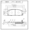 Фото КОЛОДКИ ТОРМ ПЕРЕД   К Т NISSAN PATHFINDER II  R50  X TRAIL  T30 Iberis IB153194 Iberis