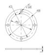 Фото ПРОКЛАДКА ПЕРЕХОДНОГО ФЛАНЦА ОПОРЫ ПОДШИПНИКА ПИРОЛИЗНОГО РЕАКТОРА 2 0 ViLiTan 15230VLT ViLiTan