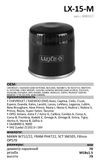Фото Фильтр масляный Luxe LX-15-M (аналог: OC 405/3/W 712/22/OP 570) Luxe LX15M Luxe