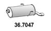 Фото Глушитель основной (Задн. часть глушителя) Asso 367047 Asso