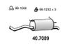 Фото Глушитель Рено Megane 1.4 16V 99-> K4J Asso 407089 Asso