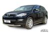 Фото Защита переднего бампера d57+d57 двойная Arbori нерж. сталь для Mazda CX-9 2007-2012, шт Arbori AFZDAMZCX903 Arbori
