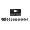 Фото Набор ударных головок 1/2" 15 пр., 10 - 32 мм. WIEDERKRAFT WDK-710B WiederKraft WDK710B WiederKraft