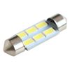 Фото Лампа светодиодная Т11(SV8.5) 12V 6 SMD 31MM салона, номерн. знака белый C2R 56306SMD31MM C2R