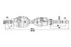 Фото Полуось привода колеса PEUGEOT PARTNER 96-, CITROEN BERLINGO 96-, Dynamatrix-Korea DDS210015 Dynamatrix-Korea