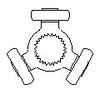 Фото KRZYЅAK PаќOSI FIAT CC.SEICENTO.UNO.PUNT PANDA 19 ZЁB. Gkn-Loebro 302684 Gkn-Loebro