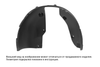 Фото Подкрылок MITSUBISHI Pajero Sport 2008-04/2016 (передний левый) / Митсубиси Паджеро спорт Element Autofamily NLL3520001 Element Autofamily