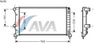 Фото "РАДИАТОР, ОХЛАЖДЕНИЕ ДВИГАТЕЛЯ" Ava FT2250 Ava