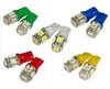 Фото Лампа светодиодная W5W 12V 5SMD зел Ledo 12966S5N1G Ledo