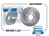 Фото Диск тормозной Chevrolet Aveo (T200, T250) 03-, Sp Brave BRBD122 Brave
