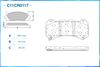 Фото Колодки тормозные передние Jeep Grand Cherokee 2010- Cworks C11CR0117 Cworks