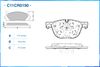 Фото Колодки тормозные BMW X4 (F26)/Х5 (Е70 F15) 15- перед. Cworks C11CR0190 Cworks