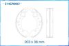 Фото Колодки т�ормозные зад. Барабанные SMART FORTWO купе (453) 09/14-, SMART FORTWO купе (453) 07/16-, SM Cworks C14CR0057 Cworks