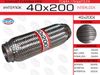 Фото гофра глушителя!40x200\\ усиленная (INTERLOCK) EuroEx 40X200IL EuroEx