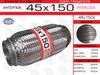 Фото Гофра глушителя 45*150, Interlock (трехслойная усиленная) EuroEx 45x150il EuroEx 45X150IL EuroEx