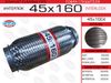 Фото Гофра глушителя 45*160, Interlock (трехслойная усиленная) EuroEx 45x160il EuroEx 45X160IL EuroEx