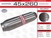 Фото Гофра глушителя 45*260, Interlock (трехслойная усиленная) EuroEx EuroEx 45X260IL EuroEx