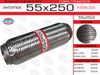 Фото гофра глушителя!55x250\ усиленная (INTERLOCK) EuroEx 55X250IL EuroEx