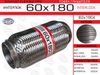 Фото Гофра глушителя 60*180, Interlock (трехслойная усиленная) EuroEx EuroEx 60X180IL EuroEx