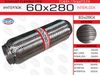 Фото Гофра глушителя 60*280, Interlock (трехслойная усиленная) EuroEx EuroEx 60X280IL EuroEx