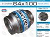 Фото Гофра глушителя 64*100мм 3-х слойная EuroEx 64X1003 EuroEx