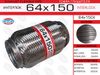 Фото Гофра глушителя 64*150, Interlock (трехслойная усиленная) EuroEx 64x150il EuroEx 64X150IL EuroEx