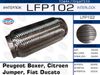 Фото Гофра глушителя PSA/FIAT BOXER/JUMPER/DUCATO 2.2/3.0 HDI (INTERLOCK) EuroEx LFP102 EuroEx