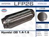 Фото гофра глушителя !\ Hyundai i30 1.4-1.6 (Inter EuroEx LFP26 EuroEx