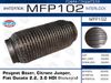 Фото гофра глушителя! (кольчуга)\ Peugeot Boxer, Citroen Jumper, Fiat Ducato 2.2/3.0 HDI EuroEx MFP102 EuroEx