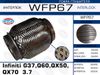 Фото Гофра глушителя (Кольчуга с обмоткой) EuroEx WFP67 EuroEx