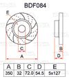 Фото Диск тормозной JEEP Grand Cherokee (10-) передний перфорированный комплект TAYGA Tayga BDF084 Tayga