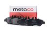 Фото Колодки тормозные задние дисковые к-кт METACO 3010-073 Metaco 3010073 Metaco