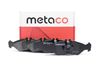 Фото КОЛОДКИ ЗАД К КТ MERCEDES BENZ SPRINTER  901 905  SPRINTER CLASSIC  909   1995 2006   VW LT II  1996 Metaco 3010103 Metaco