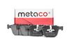 Фото Колодки тормозные задние дисковые к-кт зад METACO 3010-155 Metaco 3010155 Metaco